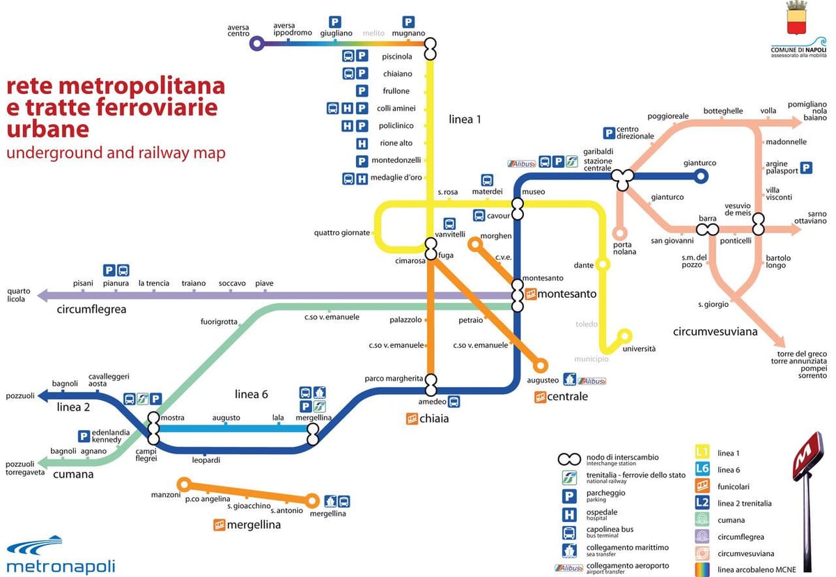 Zemljevid neaplju železniški