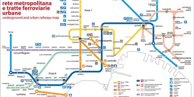 Neapelj avtobus zemljevid