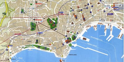 Napoli zemljevid mesta